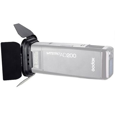 Фотографія - Шторки з набором фільтрів Godox BD-07 для спалахів AD200