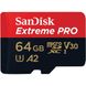 Фотография - Карта памяти SanDisk microSDXC UHS-I U3 Extreme Pro A2 + SD Adapter (SDSQXC)
