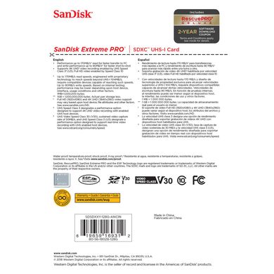 Фотография - Карта памяти SanDisk SDXC UHS-I U3 Extreme Pro (SDSDXXY)
